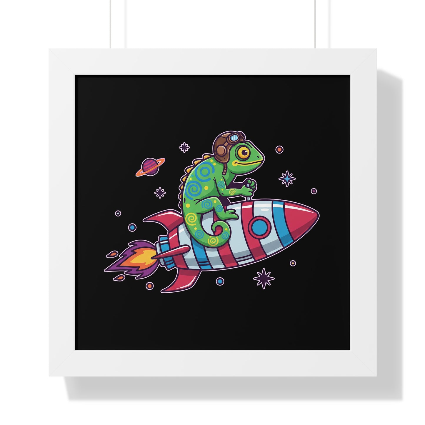 Cosmic Rider - Framed Poster