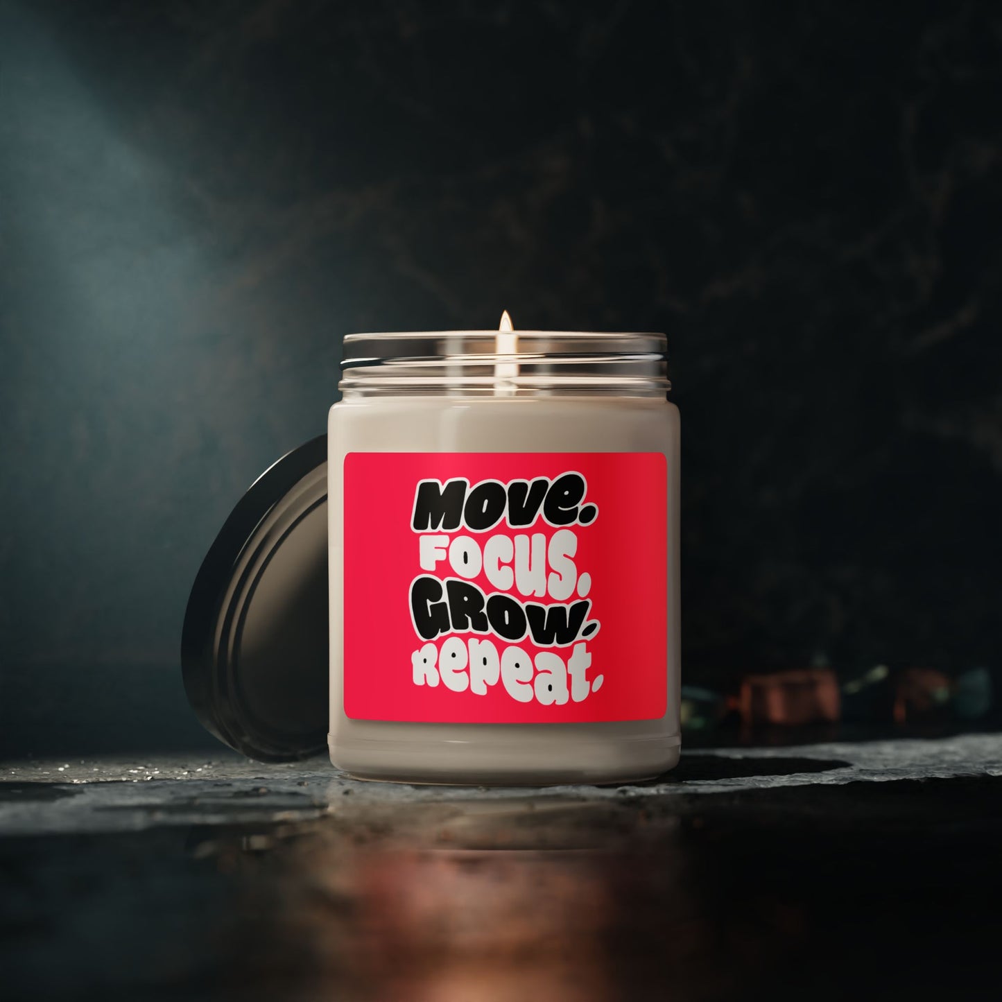 Move. Focus. Grow. Repeat. - Scented Candle