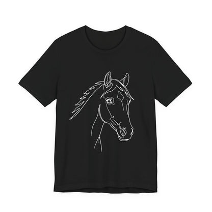 Horse Portrait Sketch - T-Shirt