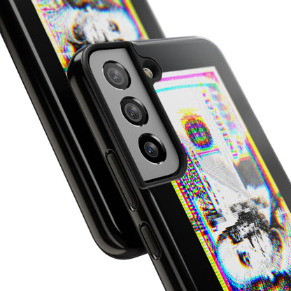 100 Dollars Bill - Neon Color Explosion - Phone Case