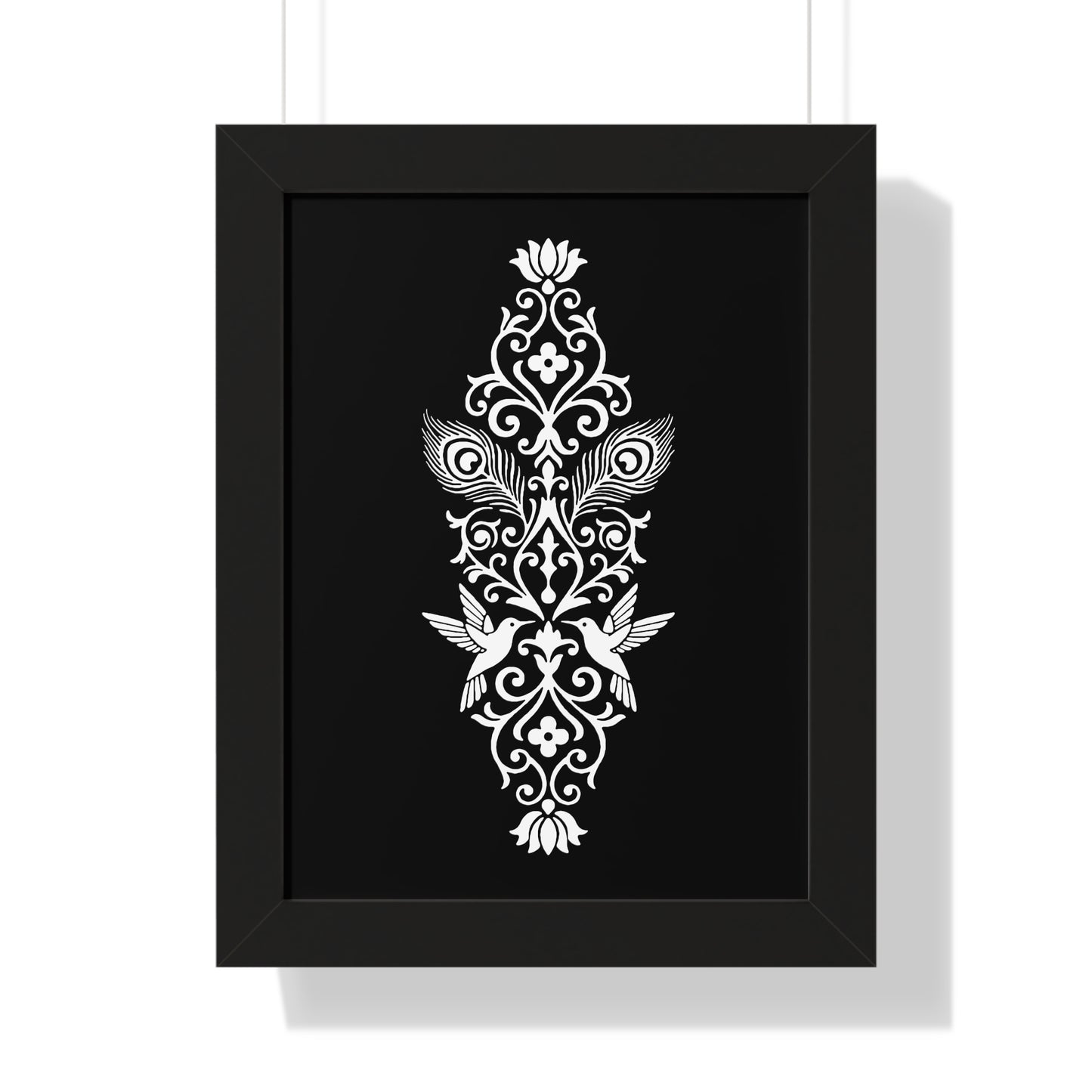 Hummingbird Soulmates - Framed Poster