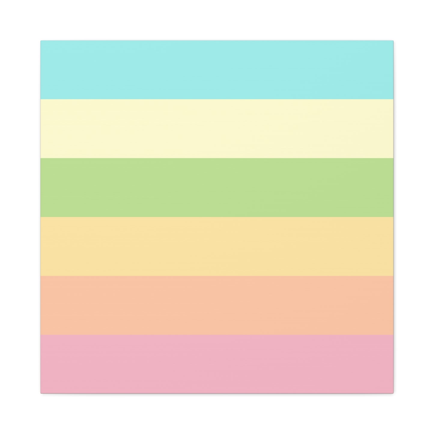 Pastel Stripes - Canvas