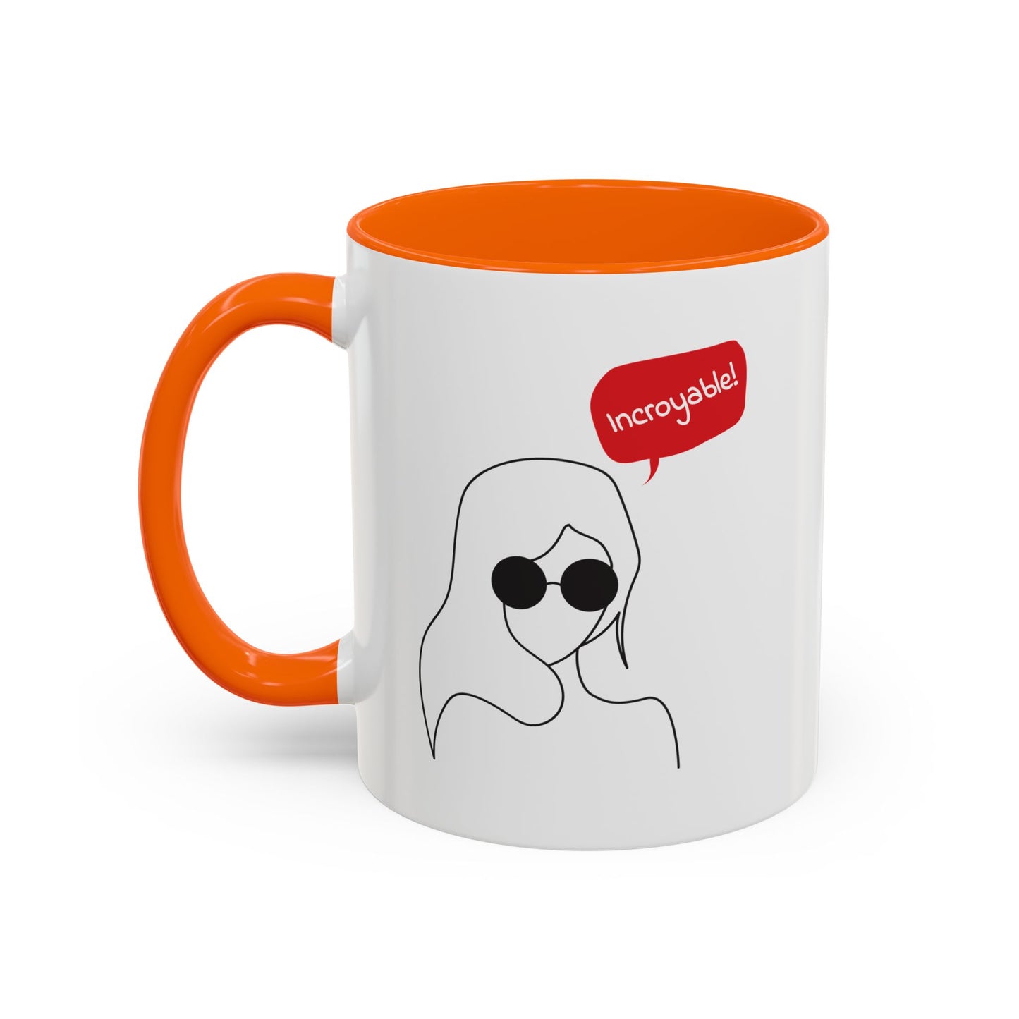 Incroyable Chic Girl - Color Accent Mug