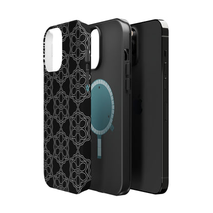 Geometric Sacred Flower - Magnetic Phone Case