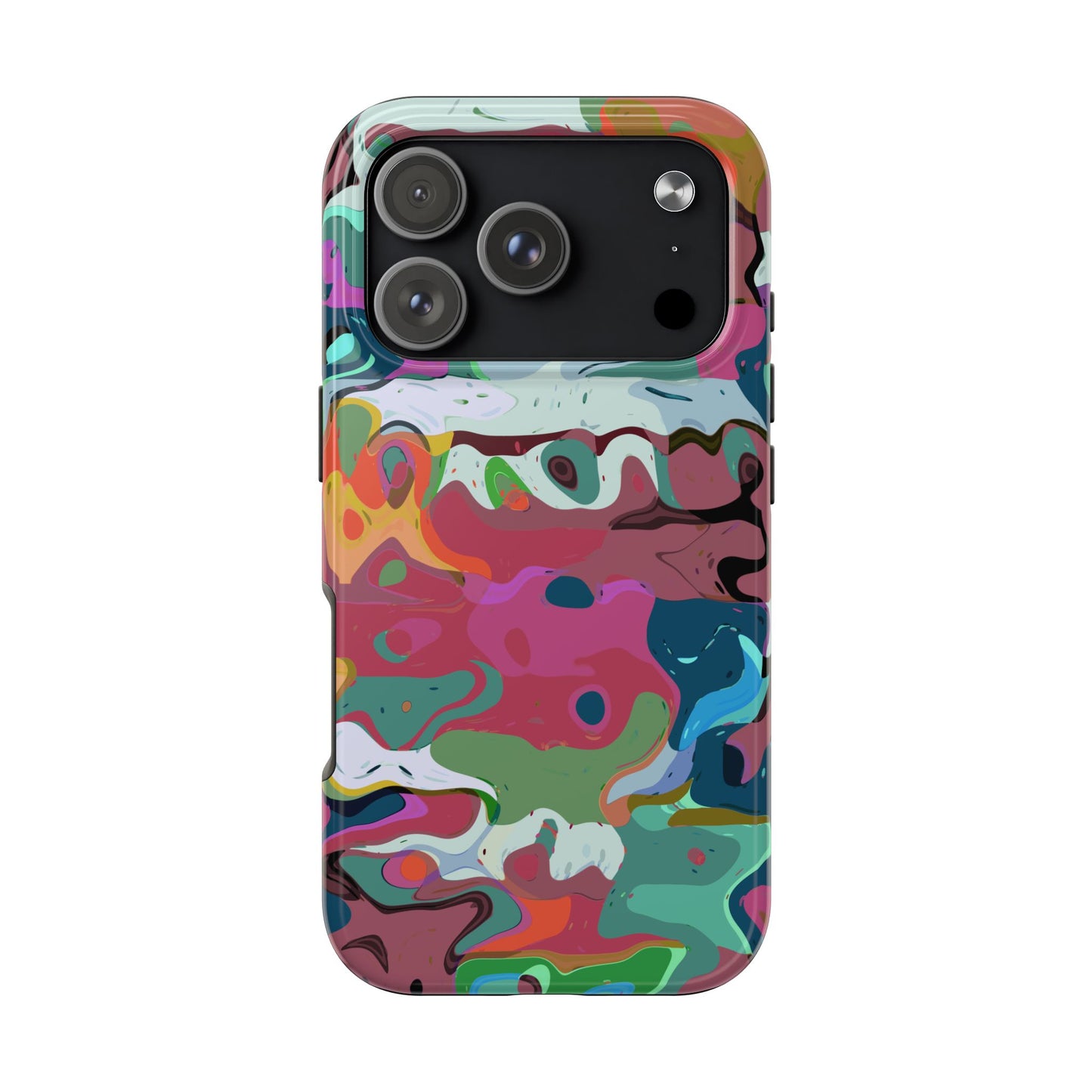 Colorful Abstract Marble - Phone Case
