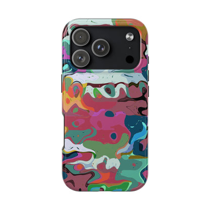 Colorful Abstract Marble - Phone Case