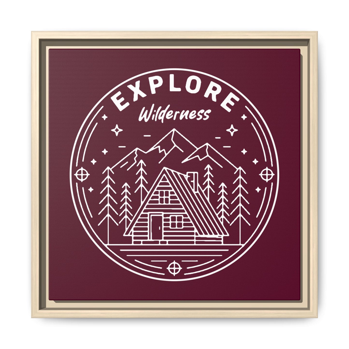 Explore Wilderness - Framed Canvas