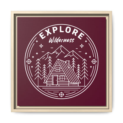Explore Wilderness - Framed Canvas