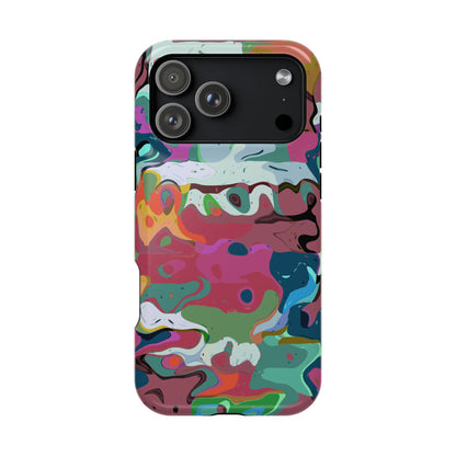 Colorful Abstract Marble - Magnetic Phone Case