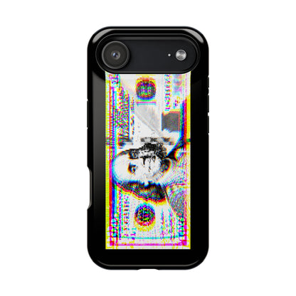 100 Dollars Bill - Neon Color Explosion - Magnetic Phone Case