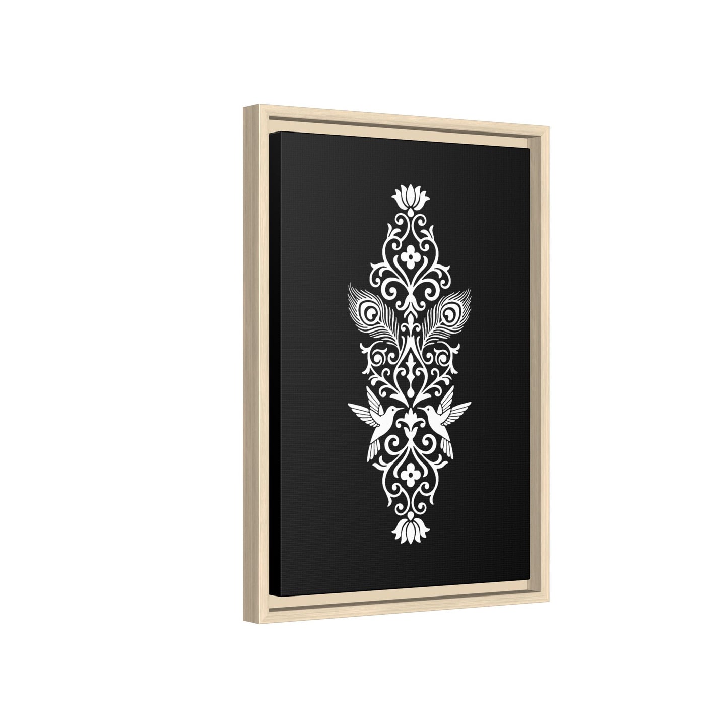 Hummingbird Soulmates - Framed Canvas