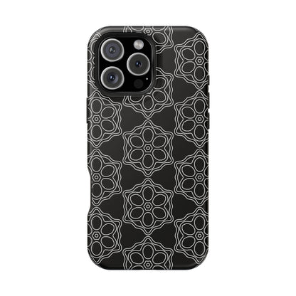Geometric Sacred Flower - Magnetic Phone Case