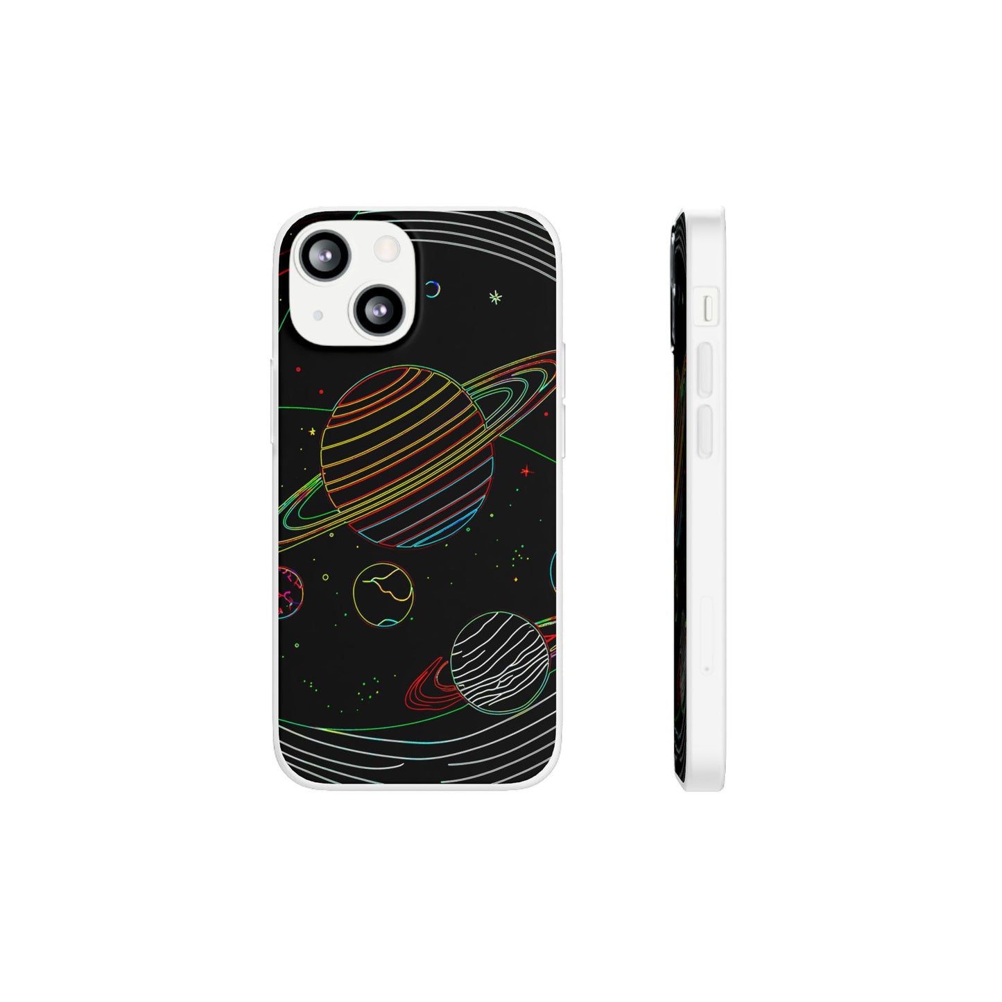 Galaxy-Inspired Flexi Cases, Vibrant Phone Covers, Space-Themed Accessories, Cosmic Gifts for Astronomers, Unique Phone Protectors