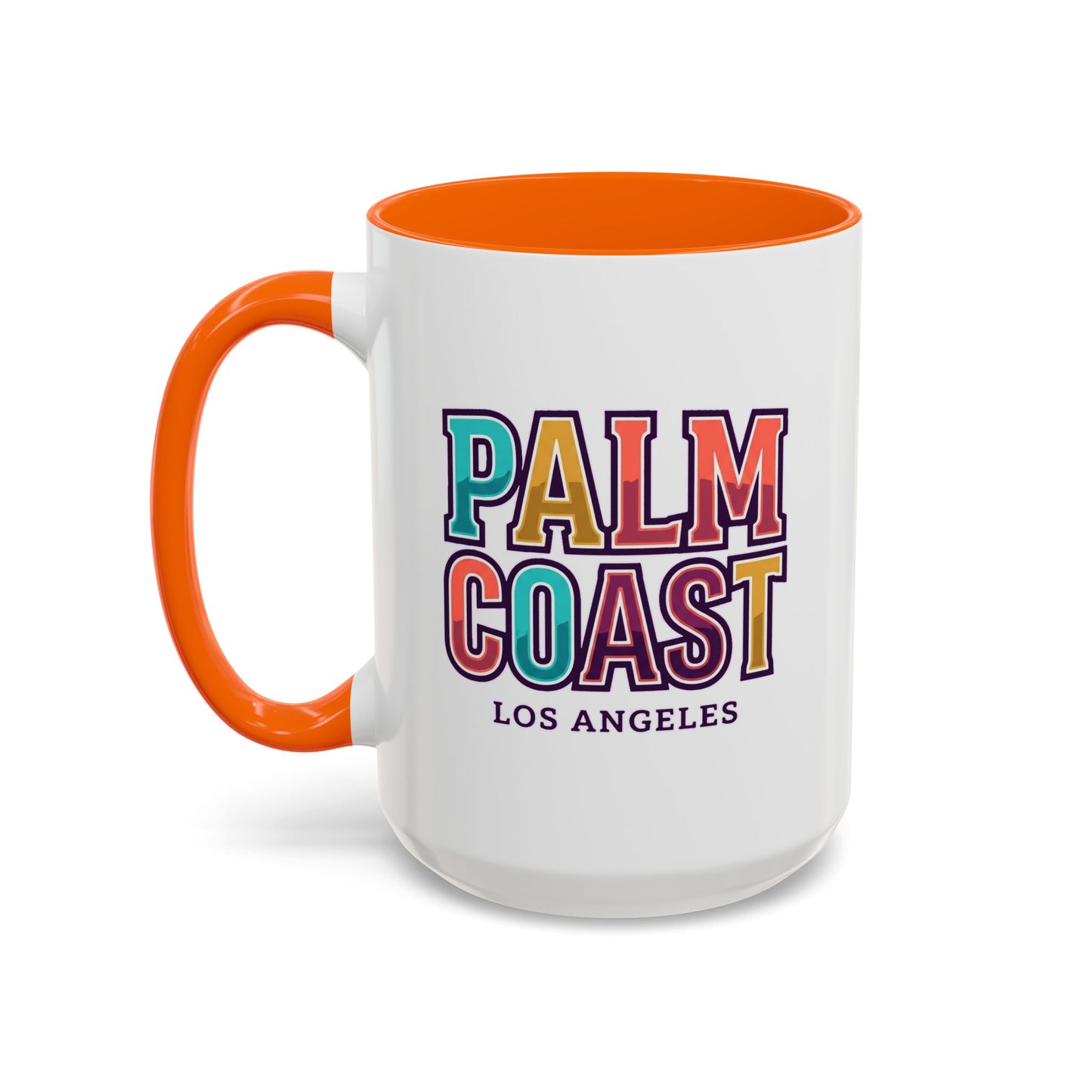 Palm Coast - Los Angeles - Color Accent Mug