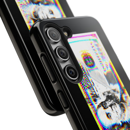 100 Dollars Bill - Neon Color Explosion - Phone Case