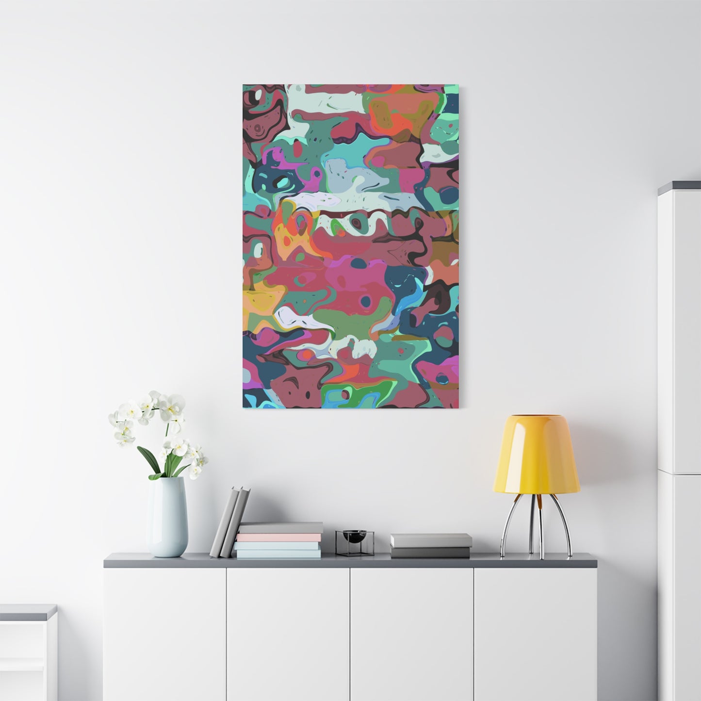 Colorful Abstract Marble - Canvas