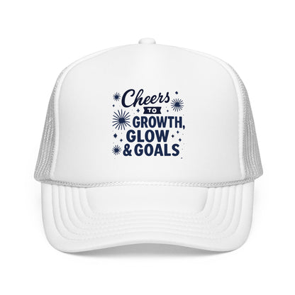 Cheers to Growth, Glow & Goals - Cap