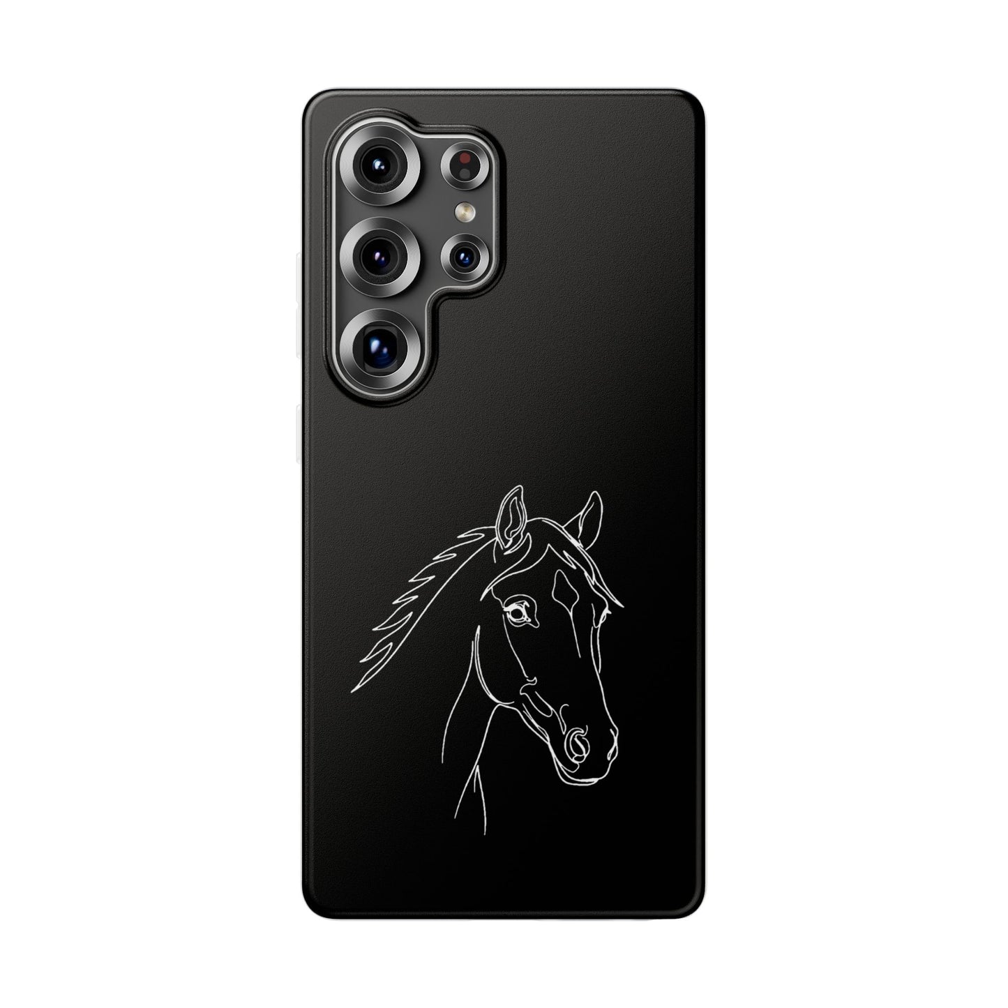 Horse Portrait Sketch - Flexi Phone Case