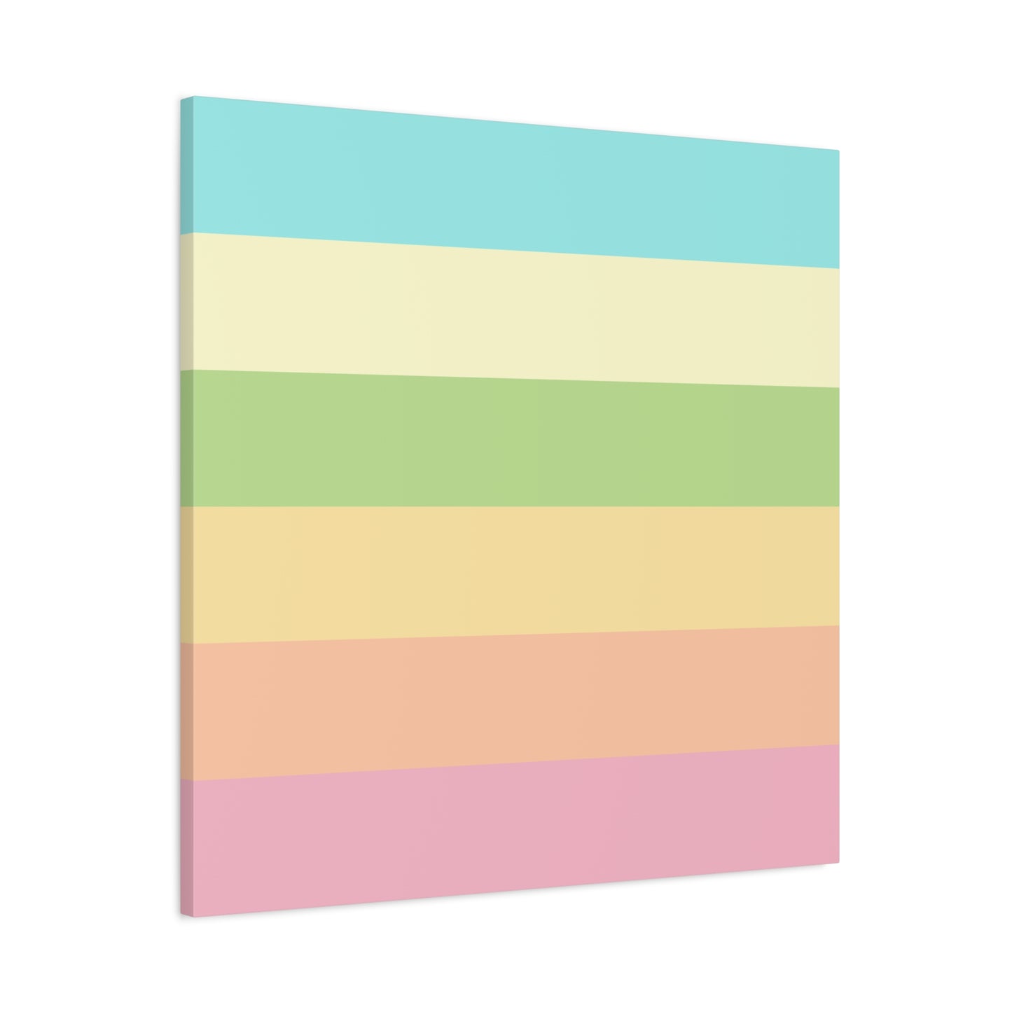 Pastel Stripes - Canvas