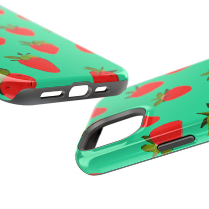 Strawberry Pattern - Magnetic Phone Case