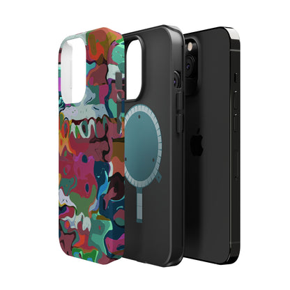 Colorful Abstract Marble - Magnetic Phone Case