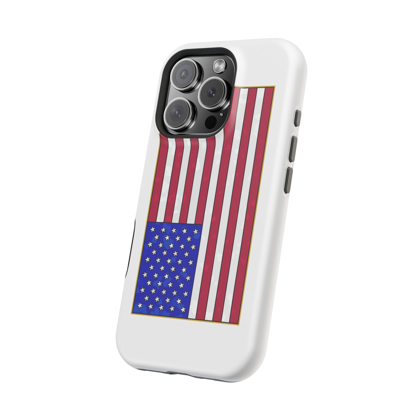 New Glory American Flag (Gold Edge Edition) - Magnetic Phone Case