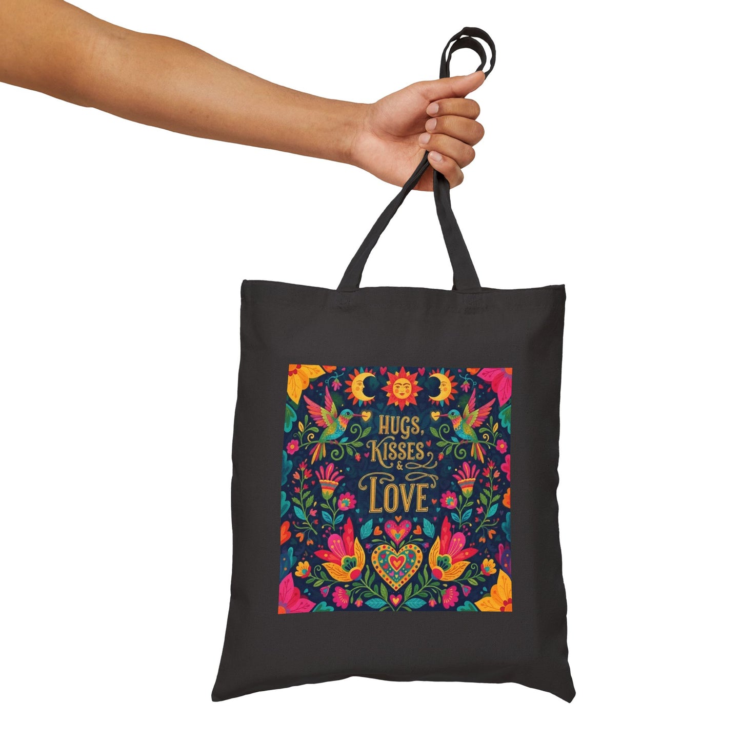 Hugs, Kisses & Love - Canvas Tote Bag