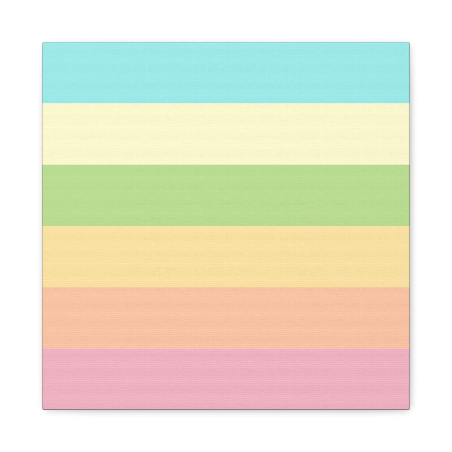 Pastel Stripes - Canvas