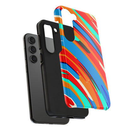 Abstract Rainbow Swirl Arc - Phone Case