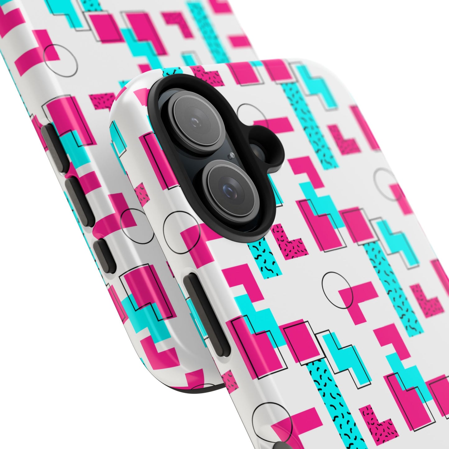 Retro Geometric Vibes - Phone Case