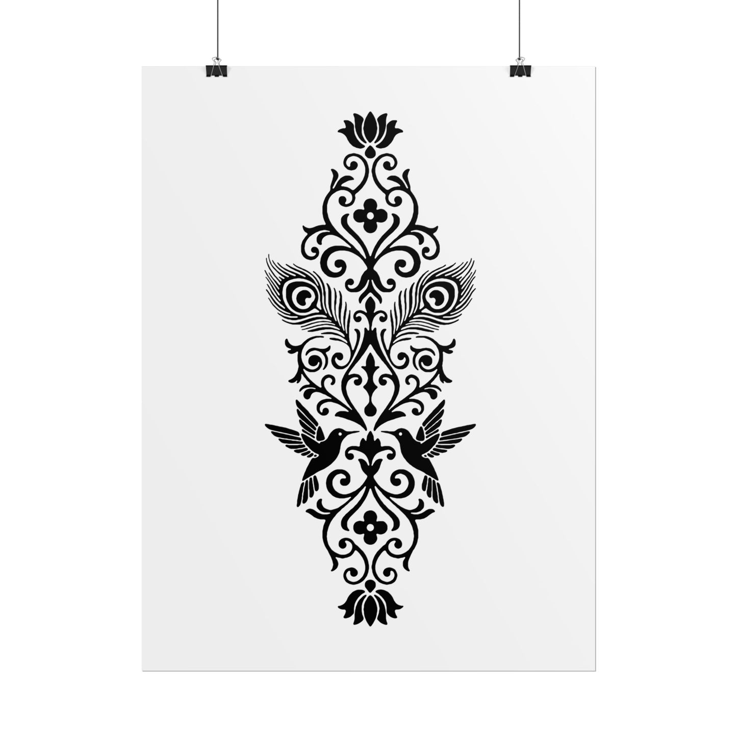 Hummingbird Soulmates - Rolled Poster