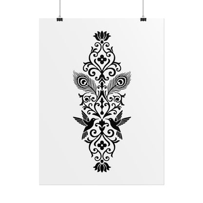 Hummingbird Soulmates - Rolled Poster