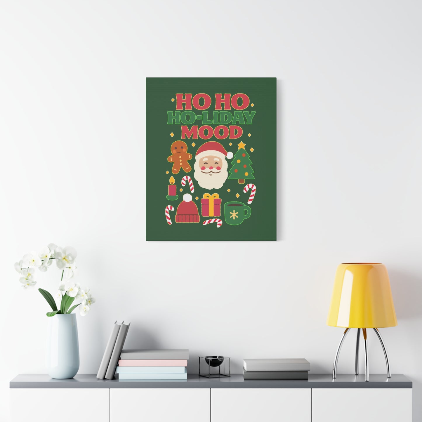 Ho Ho Ho-liday Mood - Canvas