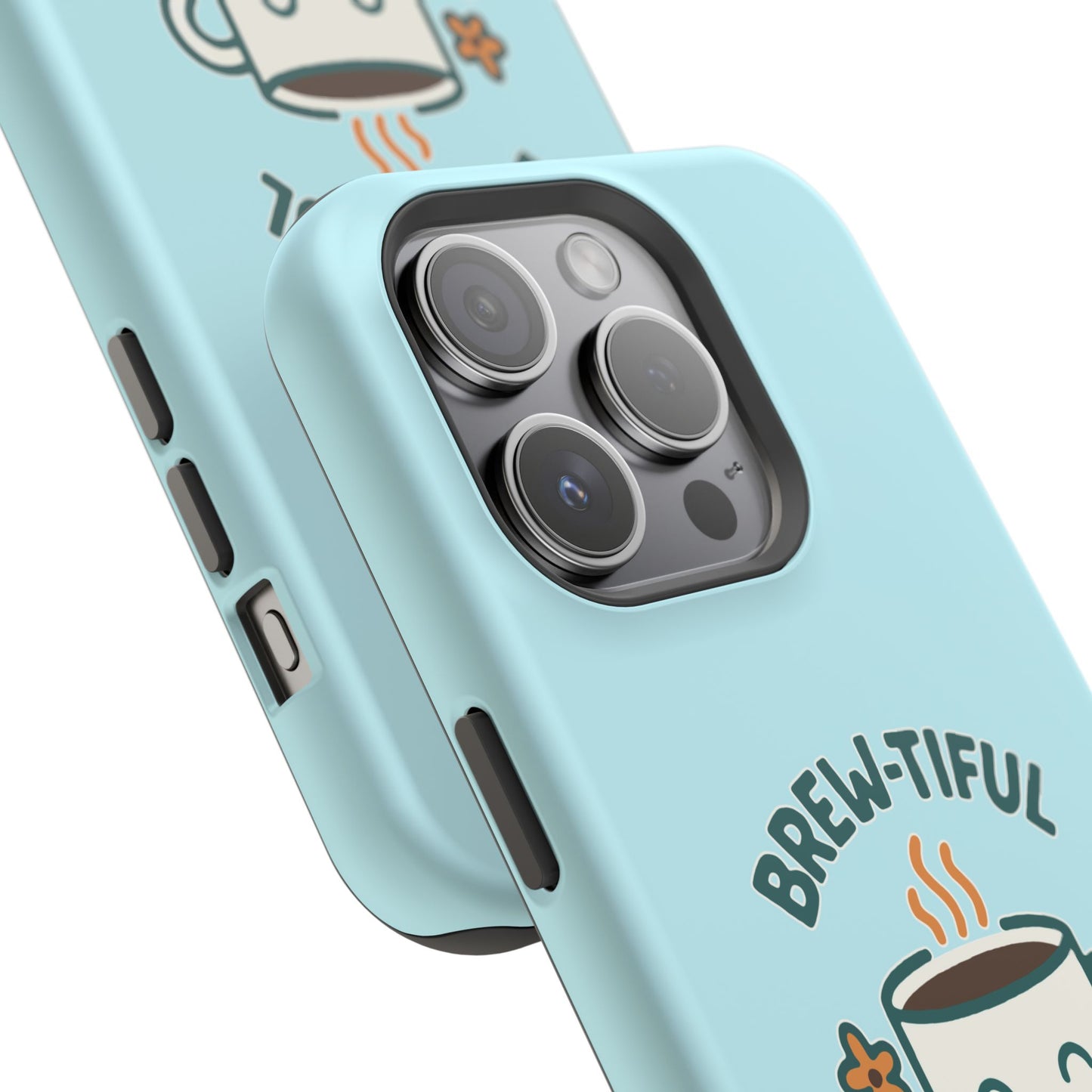 Brew-tiful Mornings Start Here - Magnetic Phone Case