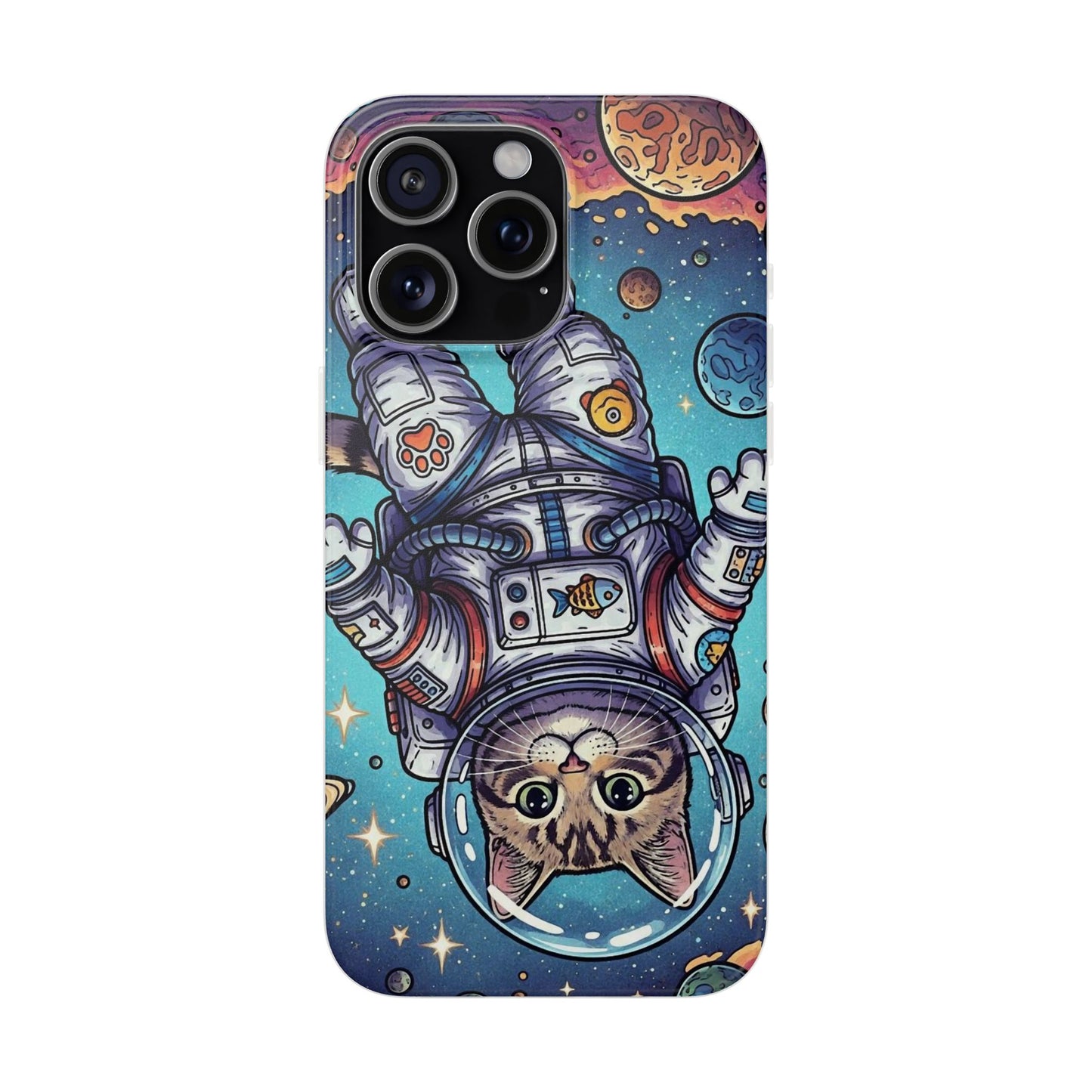 Astronaut Cat - Flexi Phone Case