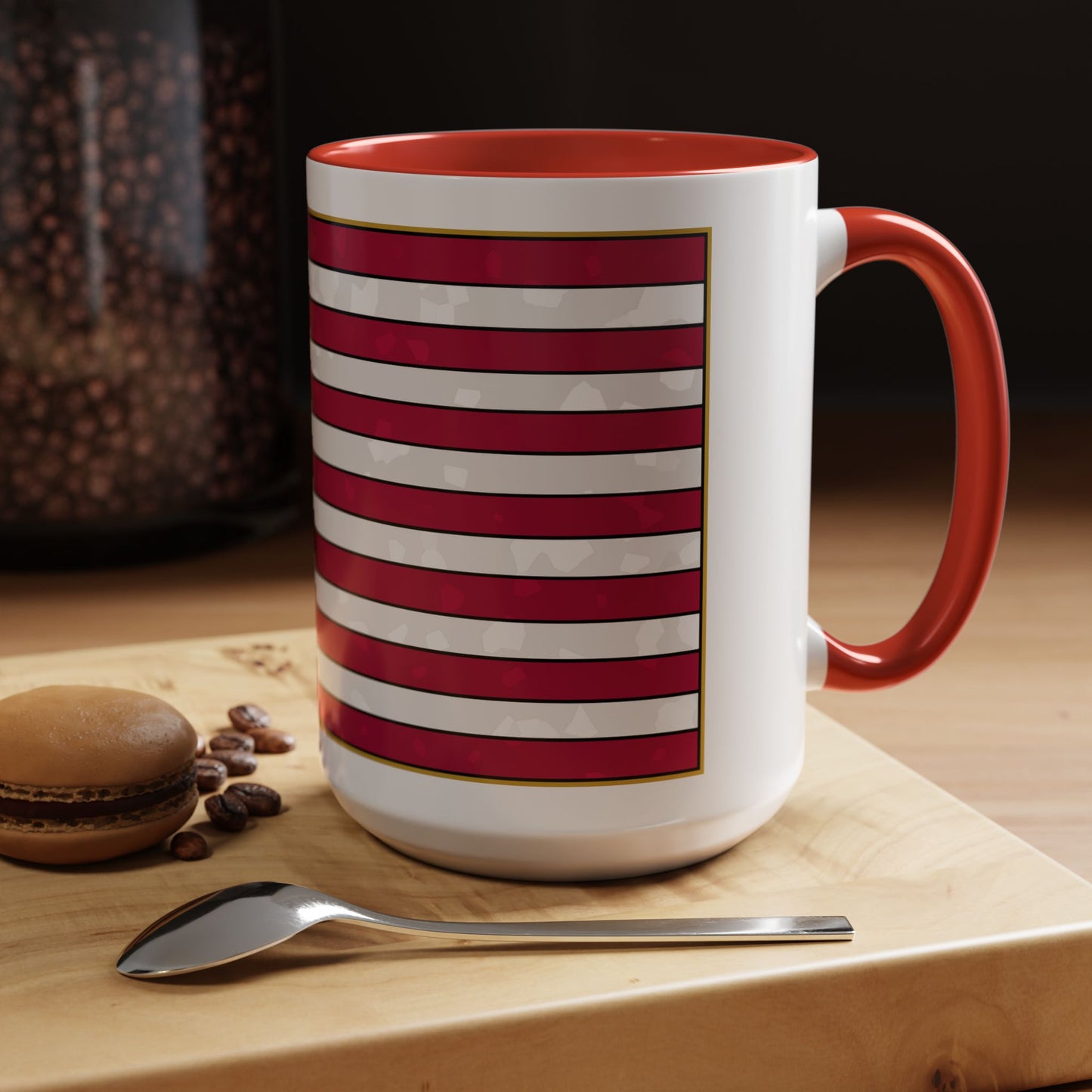 New Glory American Flag (Gold Edge Edition) - Color Accent Mug
