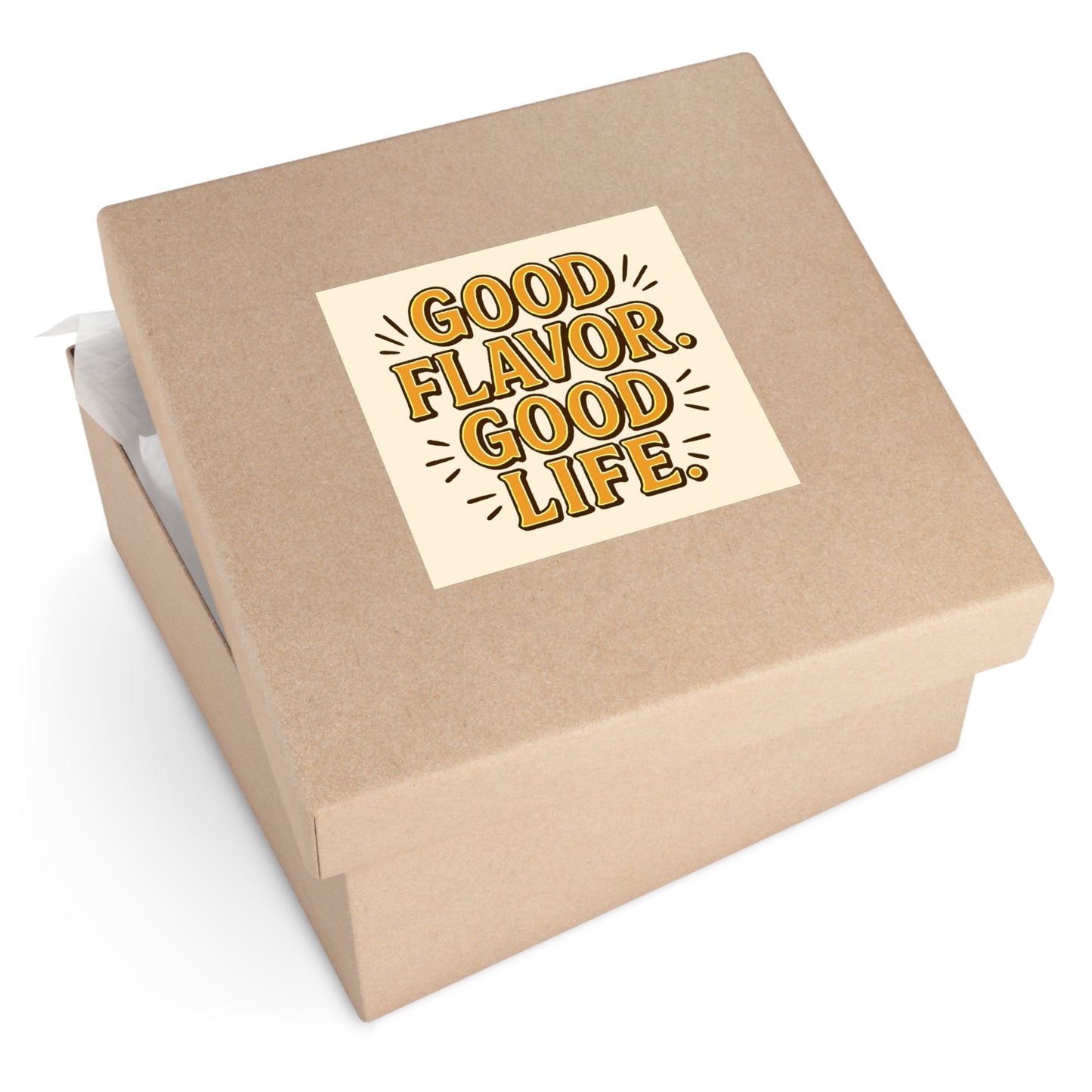 Good Flavor. Good Life. -Sticker
