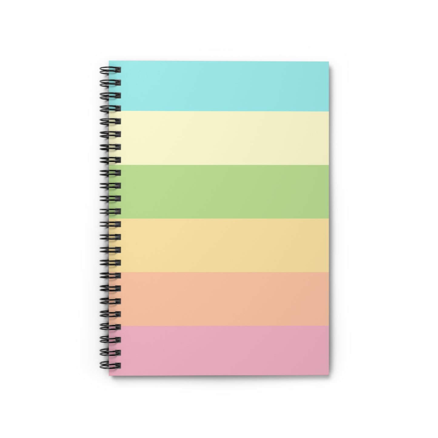 Pastel Stripes - Spiral Notebook