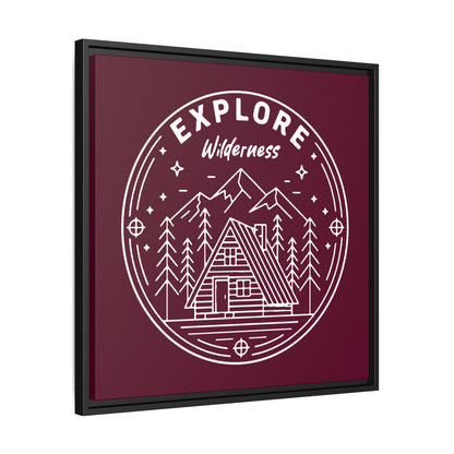 Explore Wilderness - Framed Canvas