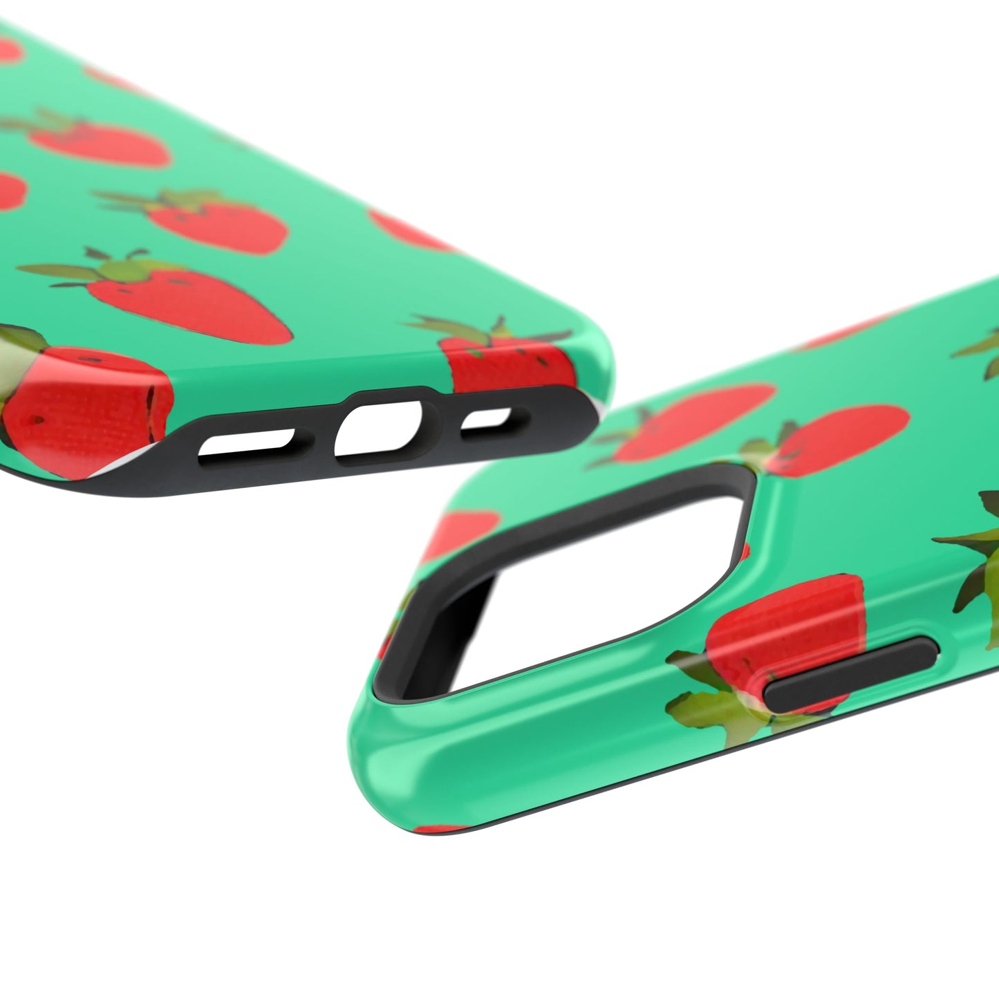 Strawberry Pattern - Magnetic Phone Case