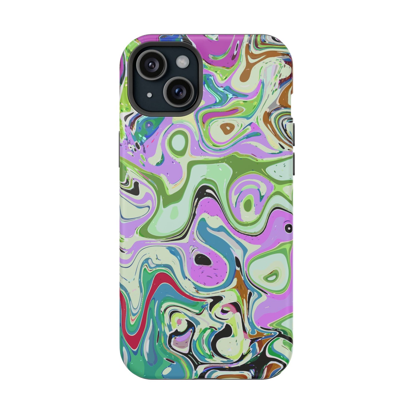 Vibrant Multi‑Color Swirl - Magnetic Phone Case