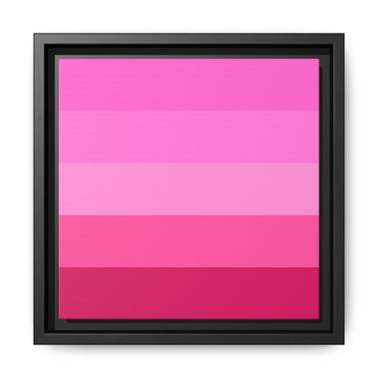 Valentine Rose Colors - Framed Canvas