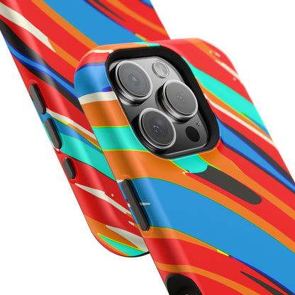 Abstract Rainbow Swirl Arc - Magnetic Phone Case