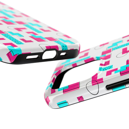 Retro Geometric Vibes - Phone Case