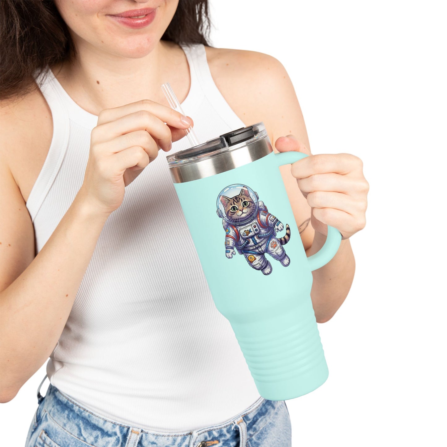 Astronaut Cat - Insulated Mug