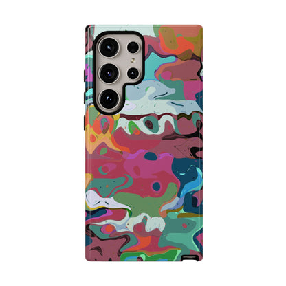 Colorful Abstract Marble - Phone Case