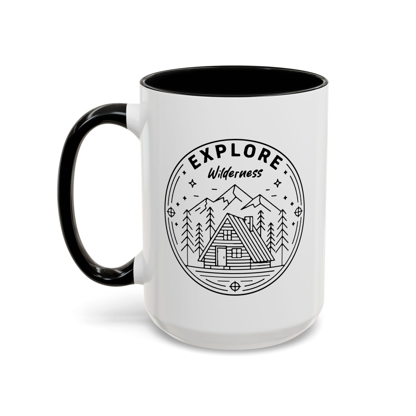 Explore Wilderness - Color Accent Mug
