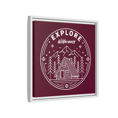 Explore Wilderness - Framed Canvas