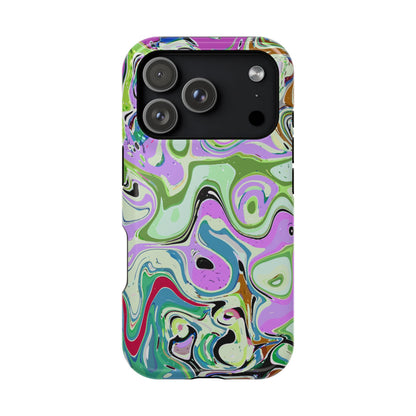 Vibrant Multi‑Color Swirl - Magnetic Phone Case