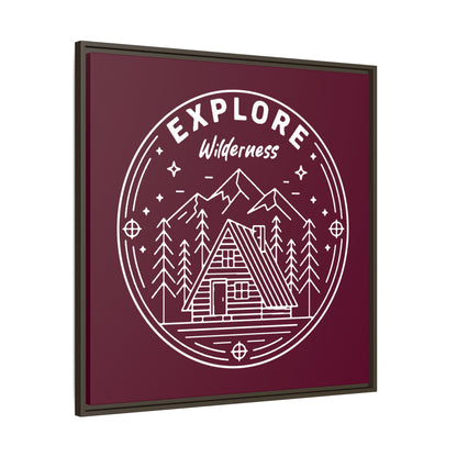 Explore Wilderness - Framed Canvas